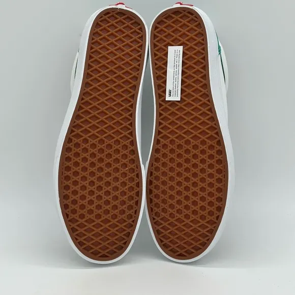 Green and White Sneakers