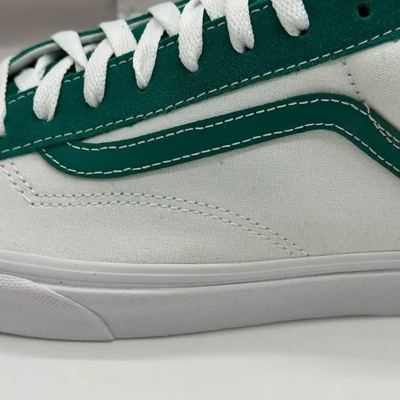 Green and White Sneakers