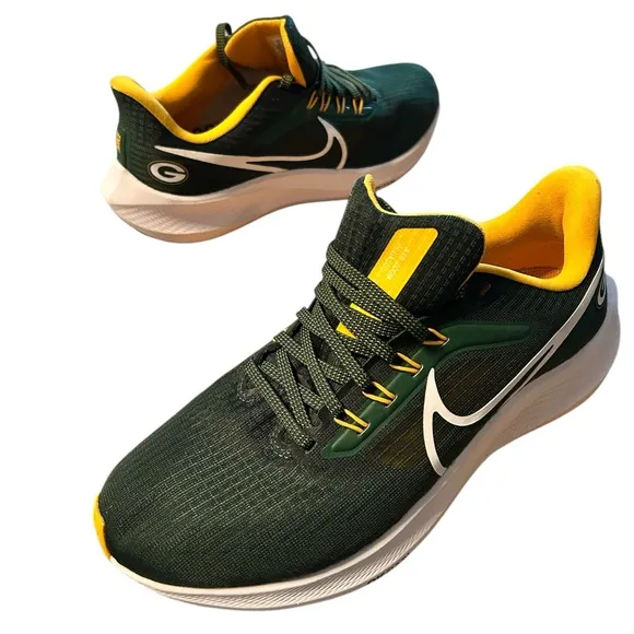 Greenbay Packers Unisex Officially Authorized Nike Sneakers