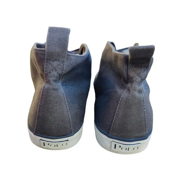 Grey Polo by Ralph Lauren Lace up sneakers sz 12