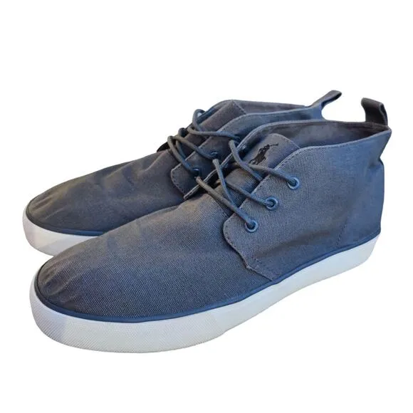 Grey Polo by Ralph Lauren Lace up sneakers sz 12