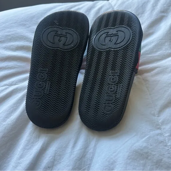 Gucci GG Interlock Slides Red/Green/Black US Size 6 (36 EU)