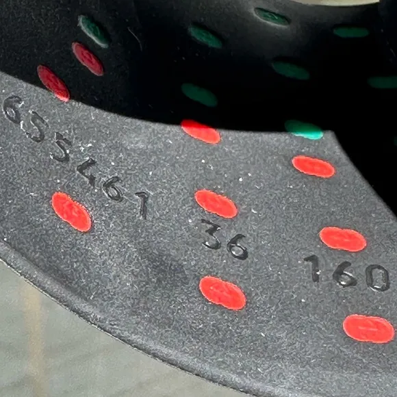 Gucci GG Interlock Slides Red/Green/Black US Size 6 (36 EU)