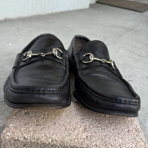 Gucci horse bed loafers