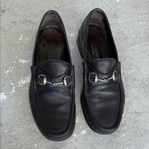 Gucci horse bed loafers