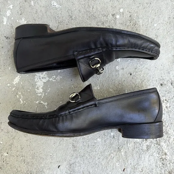 Gucci horse bed loafers