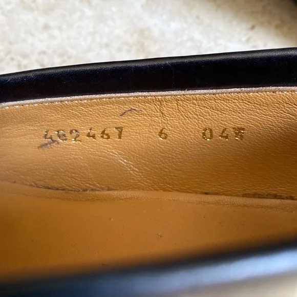 Gucci Jordon black leather men’s loafers