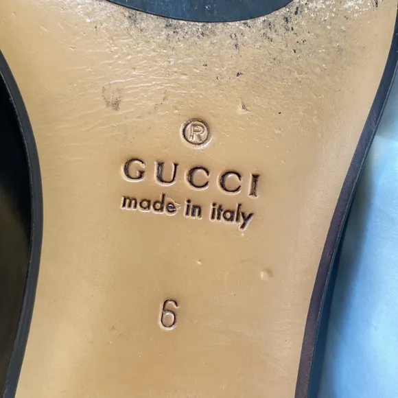 Gucci Jordon black leather men’s loafers