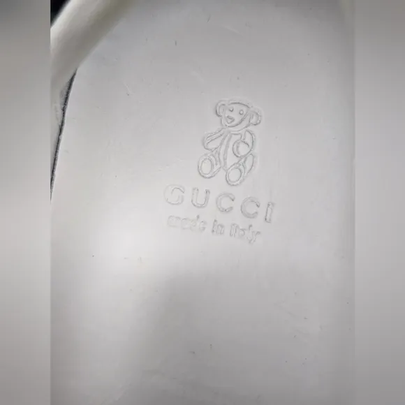 Gucci Kids Monogram Leather Sneakers!
