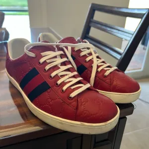 Gucci Men's Red Sneakers