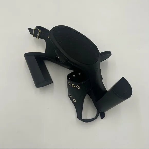 Guess Deluxe Black Heeled Sandals