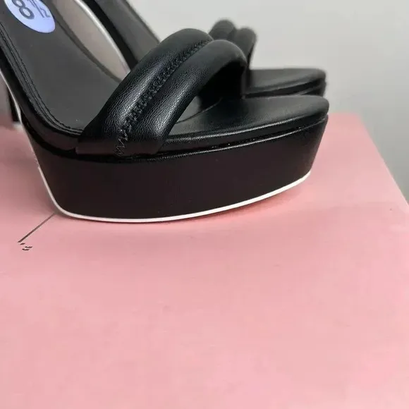 Guess Black Heeled Sandals