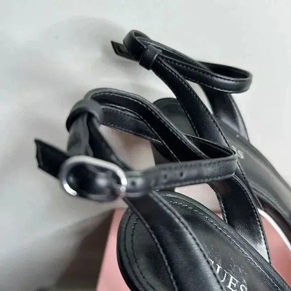 Guess Black Heeled Sandals