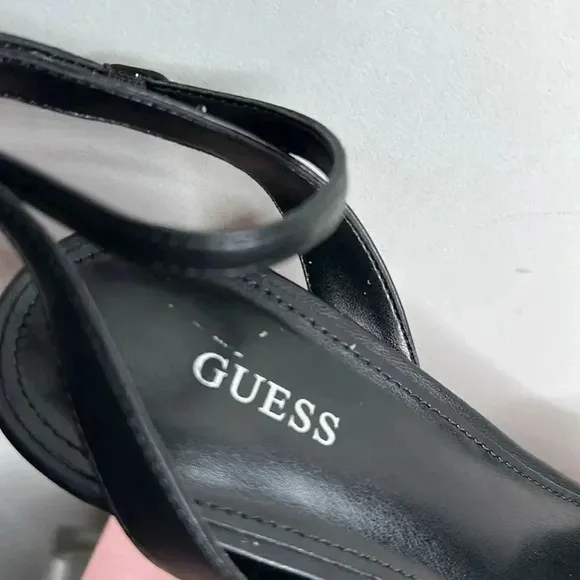 Guess Black Heeled Sandals