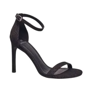 H Halston Women's Maui Open-Toe Ankle-Strap Sparkle Dress Sandals, Black, Size 8