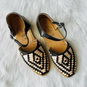 HANDMADE Haurache Sandals hand made in Mexico IOB size 9