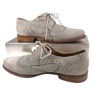 Harry's Of London Mens Gray Suede Wingtip Oxford Dress Shoes Sz EU 43 / …