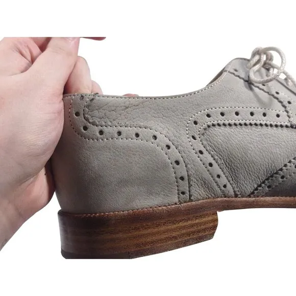 Harry's Of London Mens Gray Suede Wingtip Oxford Dress Shoes Sz EU 43 / …