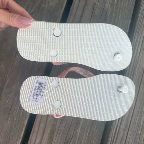 HAVAIANAS Pink Vacation Sandals Size 3