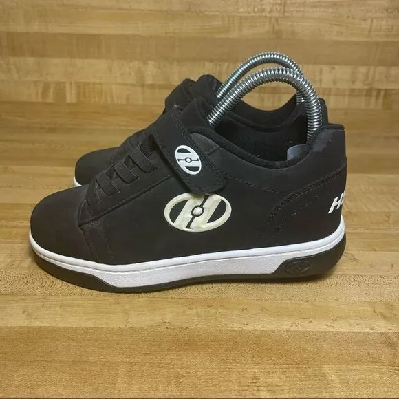 HEELYS UNISEX DUAL UP X2 HOOK &amp; LOOP FASTENER SKATE SHOES Youth Size 5