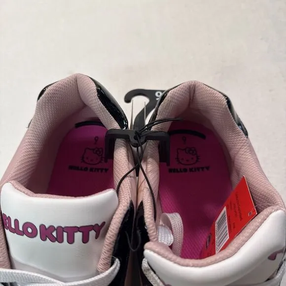 Hello Kitty by Sanrio Women's Pink Casual Court Sneakers, Pink, 9, Christmas NWT
