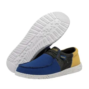 HEY DUDE WALLY SOX TRI FANS GOLD BLUE - FOOTWEAR MEN'S