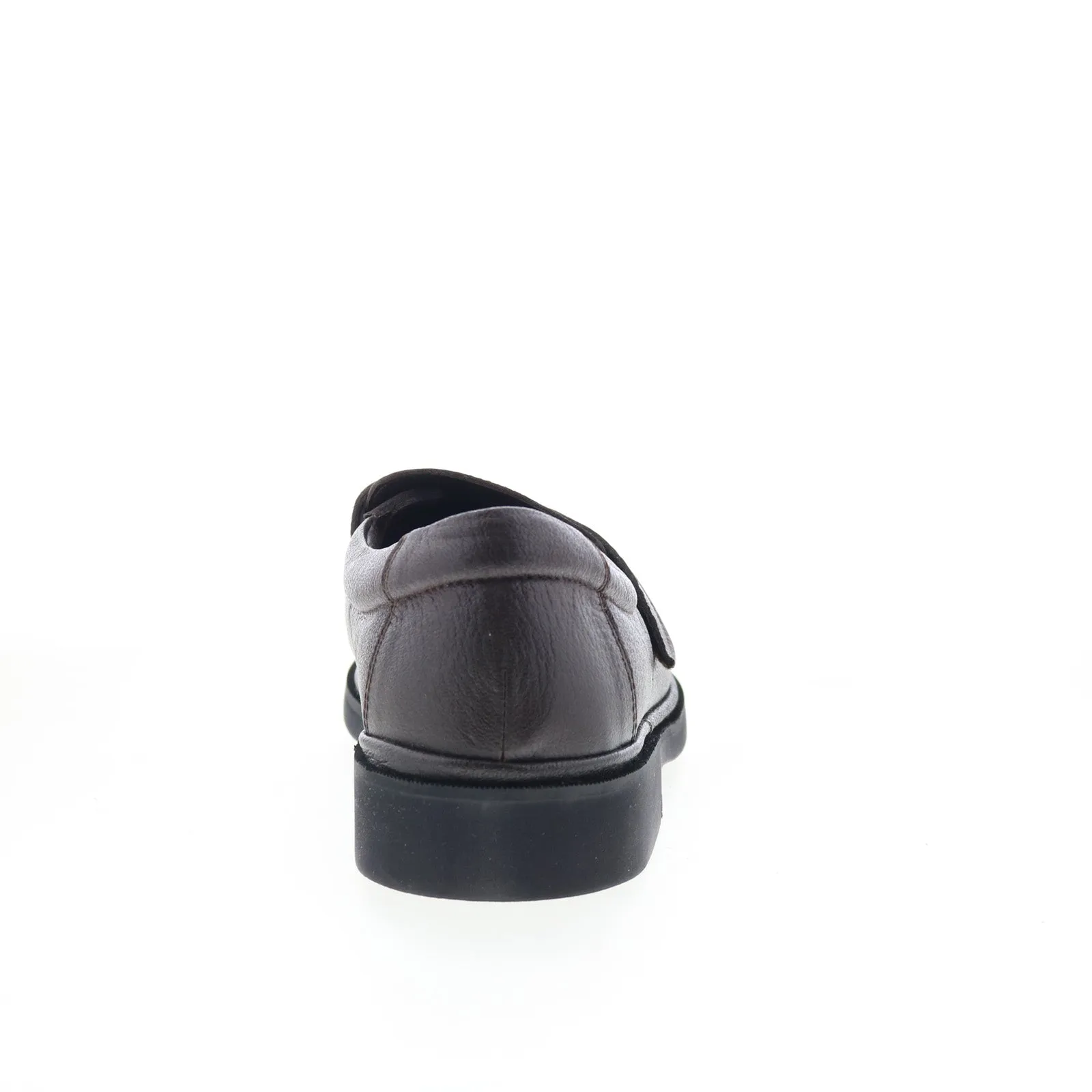 Hitchcock 7192 Mens Brown Extra Extra Wide 5E Leather Loafers Casual Shoes