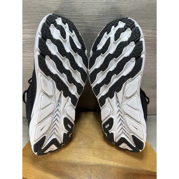 Hoka 1119393-bwht One One Men's Clifton 8 Running Shoes Black Size 10D