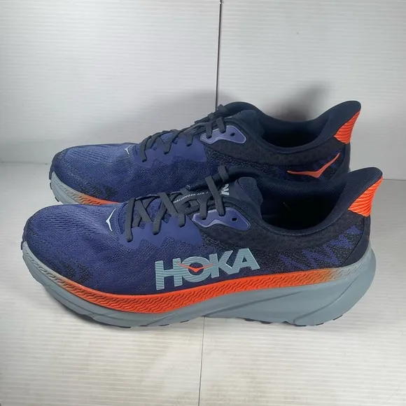 Hoka Challenger ATR 7 Blue and Orange Running Shoes