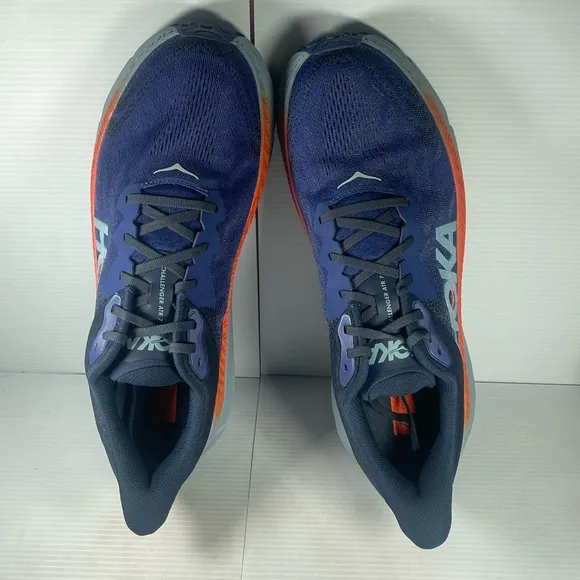Hoka Challenger ATR 7 Blue and Orange Running Shoes