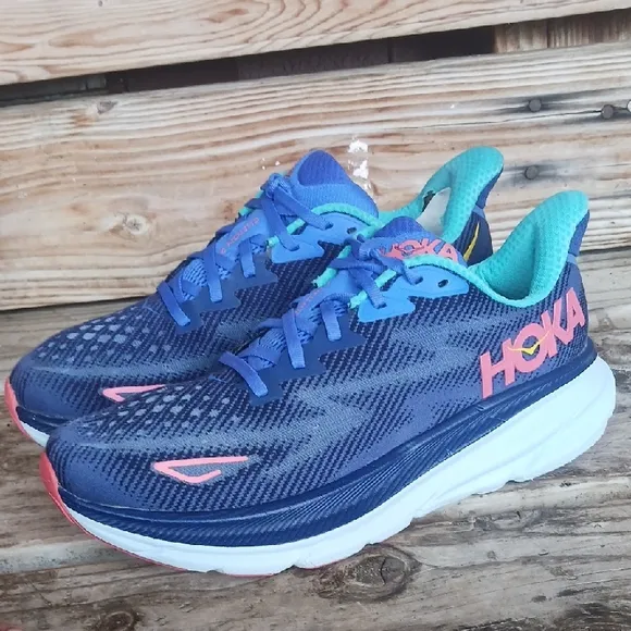 Hoka Clifton 9  Vibrant Running Shoes