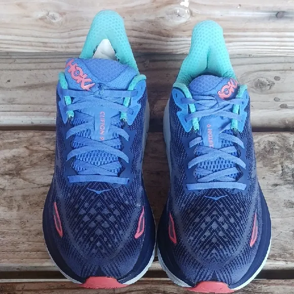 Hoka Clifton 9  Vibrant Running Shoes