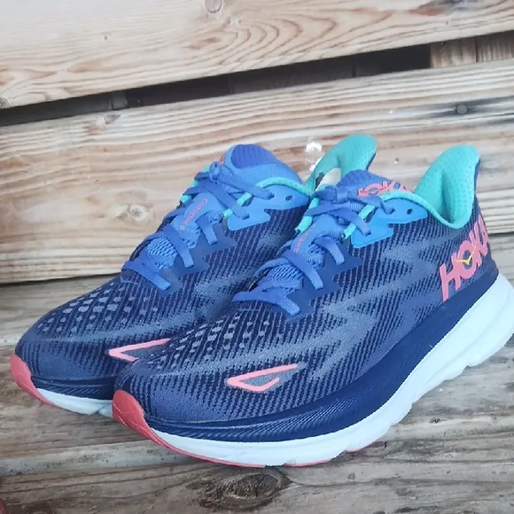 Hoka Clifton 9  Vibrant Running Shoes
