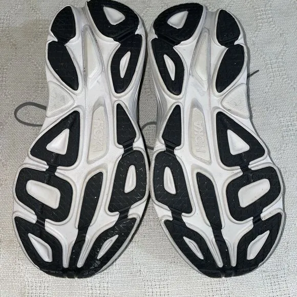 Hoka Hoka Bondi 8 Men’s Athletic Shoes Size 11 EE Gray Running Crosstraining