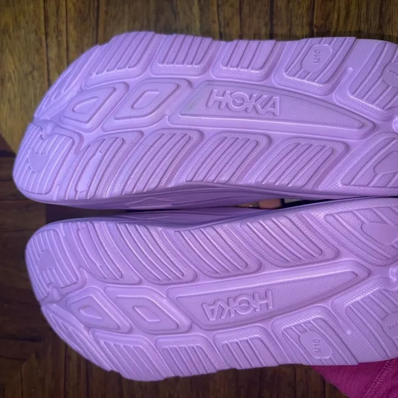 Hoka Lavender Slide Sandals