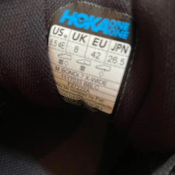 HOKA Men's Black Athletic Shoes