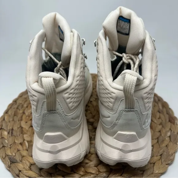 HOKA ONE Anacapa Mid GTX Trail Running Shoes Eggnog Shifting Sand Size 10 Womens