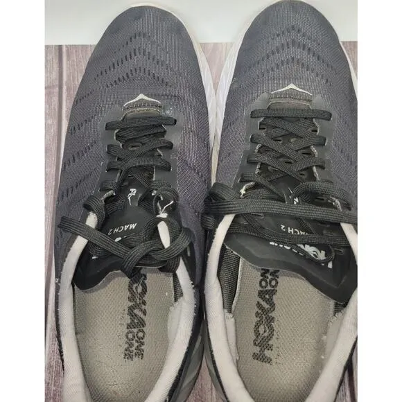 HOKA ONE Mach 2 Womens Running Shoes Size 11 Black