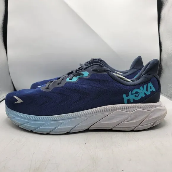 Hoka One One Arahi 6 Mens 12D Blue Athletic Shoes Casual Comfort Running Walking