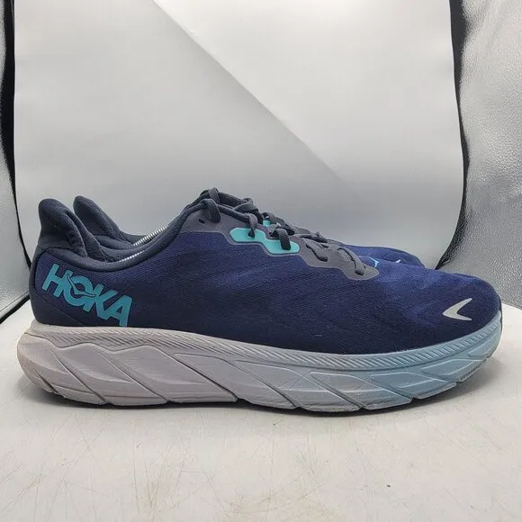 Hoka One One Arahi 6 Mens 12D Blue Athletic Shoes Casual Comfort Running Walking
