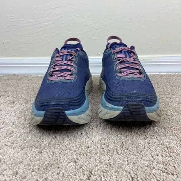 Hoka One One Bondi 6 Running Shoes - Blue &amp; Purple