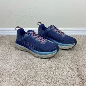 Hoka One One Bondi 6 Running Shoes - Blue &amp; Purple