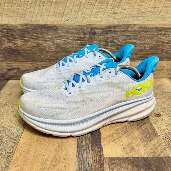 Hoka One One Clifton 9 Men’s Athletic Running Sneakers Size 12D - 1127895 WEP