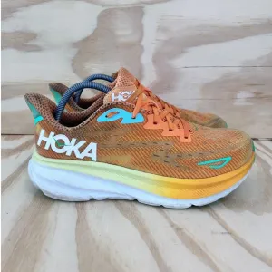 Hoka One One - Clifton 9 - Running Shoes - Orange - Women's - 9D - 1127895 SRSH