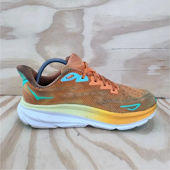 Hoka One One - Clifton 9 - Running Shoes - Orange - Women's - 9D - 1127895 SRSH