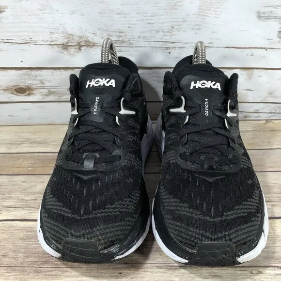 Hoka One One Gaviota 4 Shoes Womens Size 9 Athletic Running Jogging Black