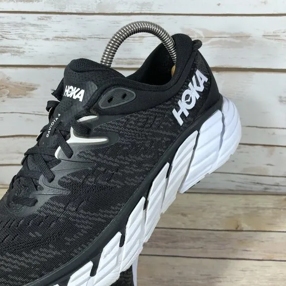 Hoka One One Gaviota 4 Shoes Womens Size 9 Athletic Running Jogging Black