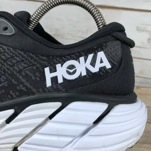 Hoka One One Gaviota 4 Shoes Womens Size 9 Athletic Running Jogging Black