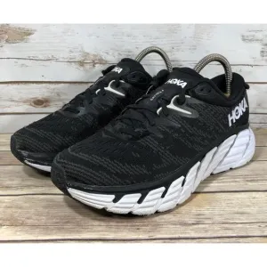 Hoka One One Gaviota 4 Shoes Womens Size 9 Athletic Running Jogging Black