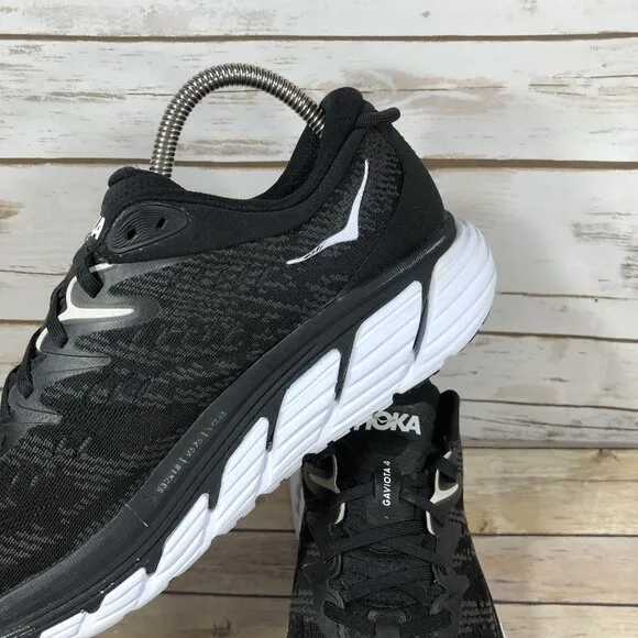 Hoka One One Gaviota 4 Shoes Womens Size 9 Athletic Running Jogging Black